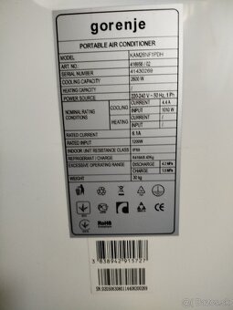 Mobilná klimatizácia Gorenje - 6