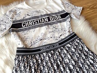 Christian Dior súprava - tričko +sukňa - 6