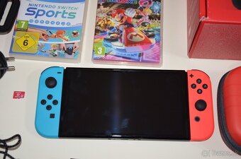 Nintendo Switch Oled - Neon blue/Neon red - 6