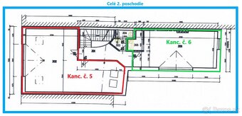 ✅ Celé 2. poschodie 111 m² - Hradbová ul. 11 v centre KE ✅ - 6