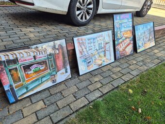 4x tlacene obrazy Friends, serial priatelia v rame - 6