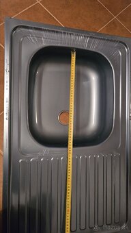 Nerezový drez 80x50 cm - 6