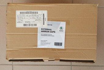 Originál 2x kryty vonkajších zrkadiel Octavia IV sedan/kombi - 6