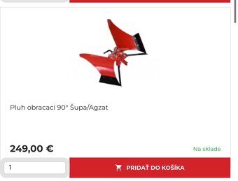 Otočný pluh Vari s nastavovacím telesom - 6