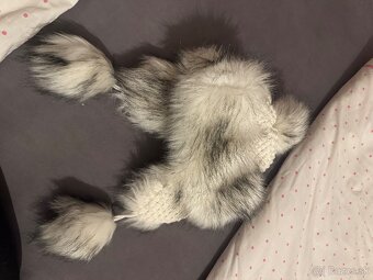 Kožušina z líšky spolu s baranicou - 6