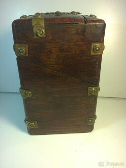 Starožitná drevená skrinka 19.storočie - 6