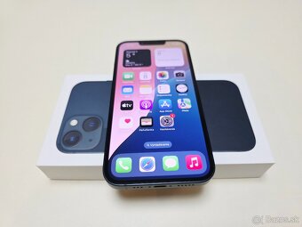 APPLE IPHONE 13 256GB MIDNIGHT ,ZDRVIE BATERKY 100% - 6