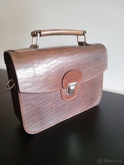 Kožená kabelka-aktovka - 6