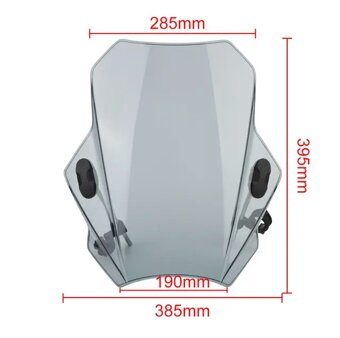 Univezálne plexi na motocykel - 6