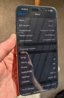 iphone 15 pro max 256GB natural titanium - 6