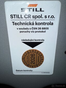 El. vysokozdvižný vozík Still RX 60-60 TOP STAV jen 2120 mth - 6