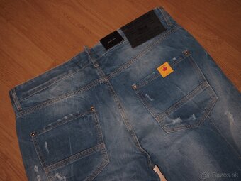 dsquared2 pánske rifľové kraťasy - 6