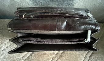 Pánska kožená taška LAGEN - 6