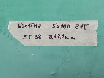 Predam elektrony 5x100 r15 skoda - 6