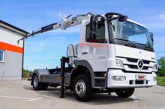 MERCEDES ATEGO1224 HÁKOVÝ NOSIČ KONTAJNEROV HYDRAULICKÁ RUKA - 6