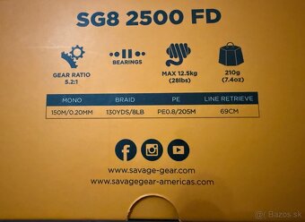 Savage gear sg8. Ryobi Zauber - 6