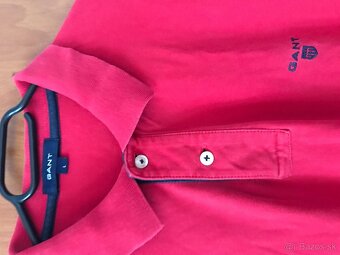 GANT originál Red pánske tricko/dlhy rukav L/XL - 6