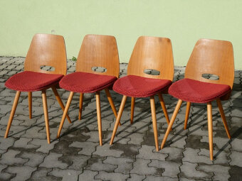 Dizajnové retro stoličky rôzne typy Halabala,Jirák,Šuman - 6