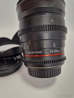 Predaj objektív Samyang 24mm T1.5 ED AS UMC bajonet Canon - 6