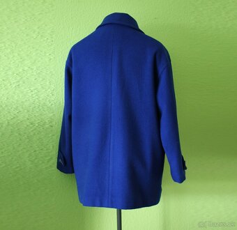 Kráľovsky modrý duffle coat Miss Smith veľ.42 - 6