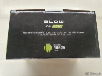 Autorádio BLOW AVH-9930 má 7-palcovú obrazovku. Rádio má ope - 6