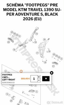 Stupačky KTM super adventure sada - 6