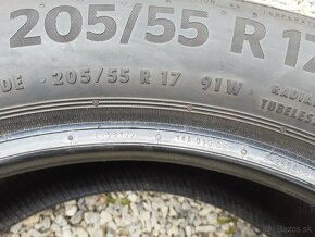 205/55 r17 letné pneumatiky 2ks Continental a 2ks Michelin - 6