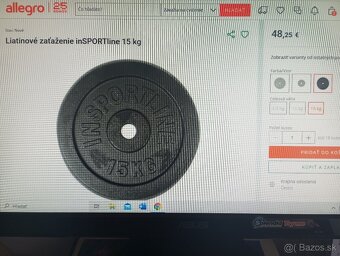 Železné kotúče/závažia 2x15kg, 2 x 20 kg,2 x 25 kg,2 x 30 kg - 6