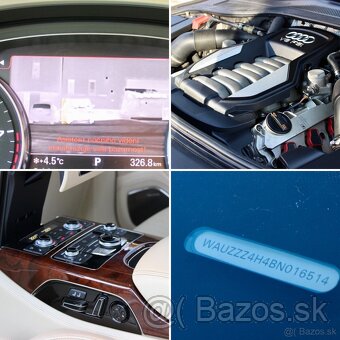 Audi A8 Long V8 Benzín - B&O - TV - Matrix - od 0% akontácie - 6