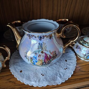 Čajová súprava - karlovarský porcelán - 6