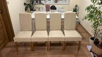 Jedálenský stôl + stoličky - 6