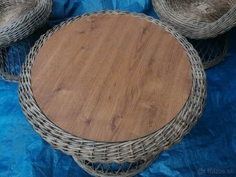 Predám ratanový nábytok- sedenie - 6