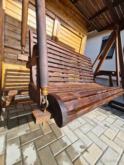 Záhradná hojdačka TEAK - 6