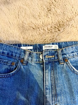 Potrhané rifle Pull&Bear + kovové kolieska na dotvorenie - 6