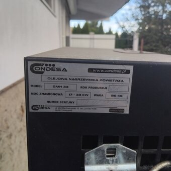 Kotol - ohrievač na vykurovací olej CONDESA SMH 33 - 6