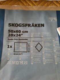 IKEA vankúš SKOGSFRÄKEN nízky, 50x60 cm / NOVÝ - 6