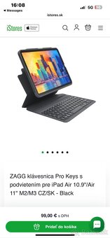 IPad Air 4th gen. 64gb + apple pencil + ZAGG klavesnica - 6
