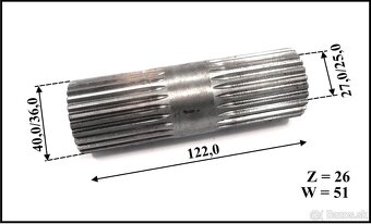 diely na kosacku ZTR 140 - 6