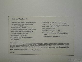 Apple MacBook Air 13” / model - A1466 - 6