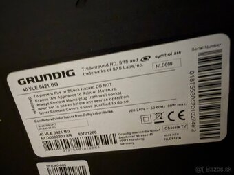 Televizor s ovladacom - Grunding - 6