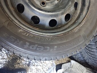Predám sadu diskou R14 4x100 Hyundai plus zimné pneu - 6