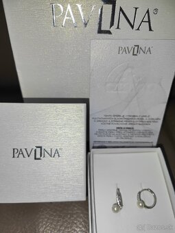 Náušnice s perlou Zn.Pavona - 6