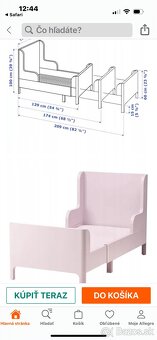Detská posteľ dievčenská Ikea - 6