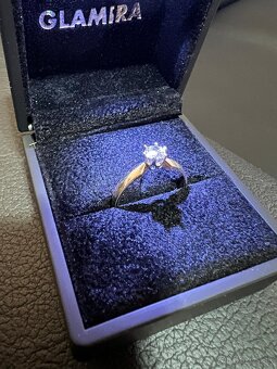 Zlatý dámsky prsteň - prstene - 6