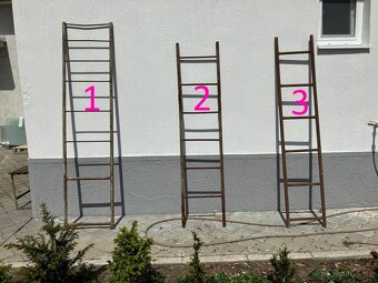 Rebríky masívne železné rôzne varianty - 6