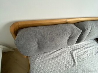 Manželska postel - masívne drevo - 6