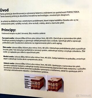 Predám novú kozmetickú BIO-lampu PerfectIdea - 6