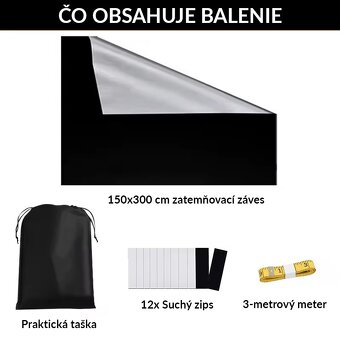 Zatemňovacie závesy na suchý zips pre lepší spánok bábätiek - 6