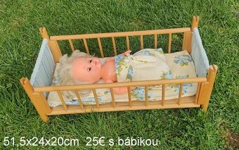 retro postielka s bábikou - 6
