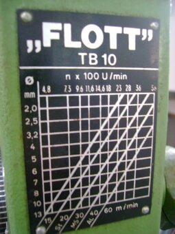 vrtačka stolová FLOTT - do 13 mm - 6